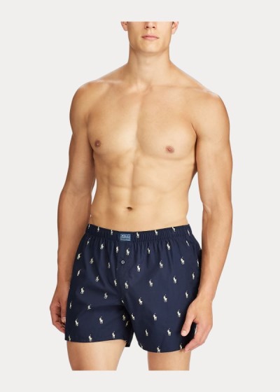 Boxer Polo Ralph Lauren Hombre Azul Marino - Allover Pony - SQZKG2718